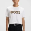 Logo-artwork T-shirt in mercerised cotton