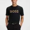 Logo-artwork T-shirt in mercerised cotton