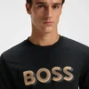 Logo-artwork T-shirt in mercerised cotton