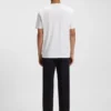 Logo-artwork T-shirt in mercerised cotton