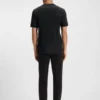 Logo-artwork T-shirt in mercerised cotton