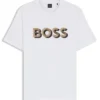 Logo-artwork T-shirt in mercerised cotton