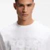 Logo-artwork T-shirt in stretch cotton Logo-artwork T-shirt in stretch cotton