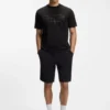 Logo-artwork T-shirt in stretch cotton