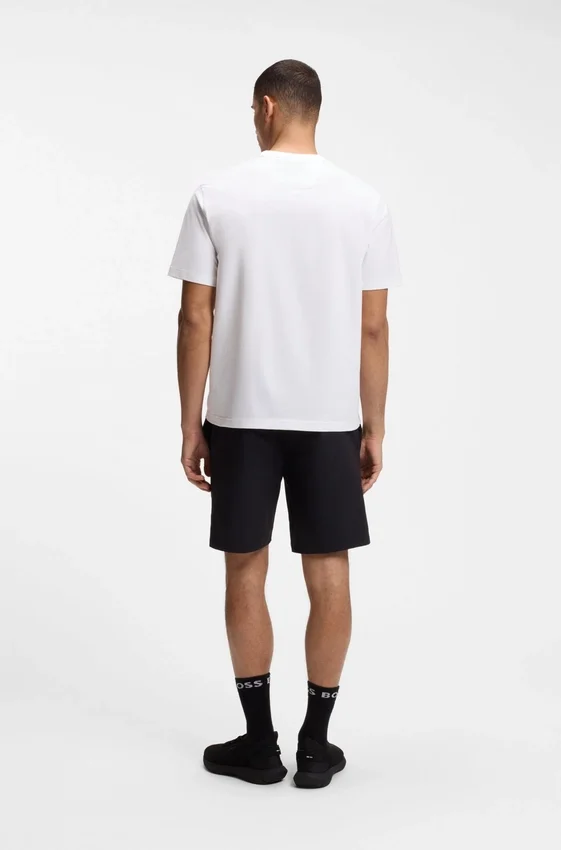 Logo-artwork T-shirt in stretch cotton Logo-artwork T-shirt in stretch cotton