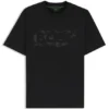 Logo-artwork T-shirt in stretch cotton
