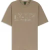 Logo-artwork T-shirt in stretch cotton Logo-artwork T-shirt in stretch cotton