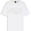 Logo-artwork T-shirt in stretch cotton Logo-artwork T-shirt in stretch cotton