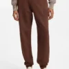 Logo-artwork tracksuit bottoms in cotton terry