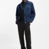 Logo-artwork tracksuit bottoms in cotton terry
