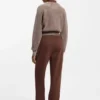 Logo-artwork tracksuit bottoms in cotton terry