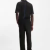 Logo-artwork tracksuit bottoms in cotton terry