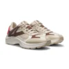 Logo-backtab trainers with open-mesh details