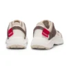 Logo-backtab trainers with open-mesh details