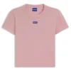 Logo-badge slim-fit T-shirt in stretch cotton