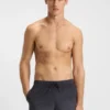 Logo-badge swim shorts with degradé monogram print