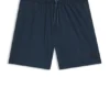 Logo-badge swim shorts with degradé monogram print