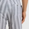 Logo-badge swim shorts with stripe
