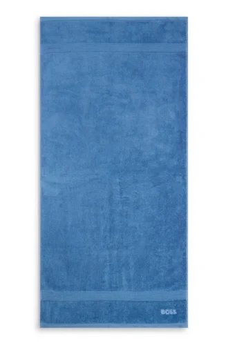 Logo bath towel in Aegean cotton Logo bath towel in Aegean cotton