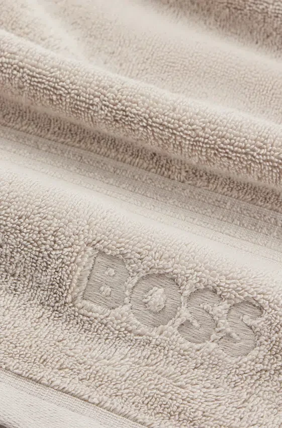 Logo bath towel in Aegean cotton Logo bath towel in Aegean cotton