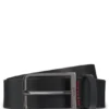 Logo-buckle belt in Italian leather Logo-buckle belt in Italian leather