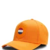 Logo cap in lustrous twill with country-flag badge Logo cap in lustrous twill with country-flag badge