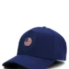 Logo cap in lustrous twill with country-flag badge Logo cap in lustrous twill with country-flag badge