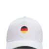 Logo cap in lustrous twill with country-flag badge Logo cap in lustrous twill with country-flag badge