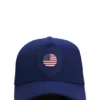 Logo cap in lustrous twill with country-flag badge Logo cap in lustrous twill with country-flag badge