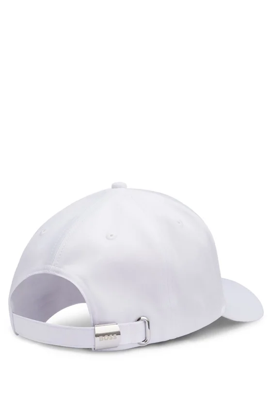 Logo cap in lustrous twill with country-flag badge Logo cap in lustrous twill with country-flag badge