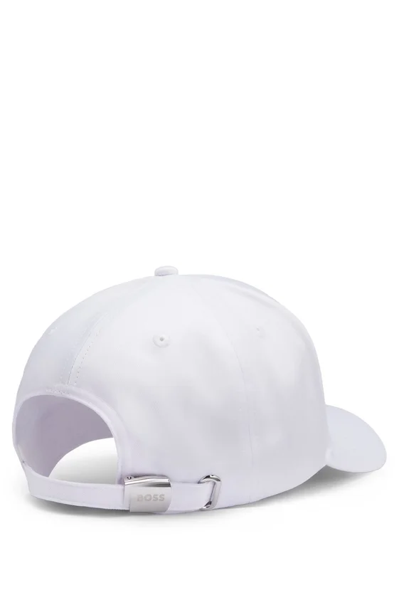 Logo cap in lustrous twill with country-flag badge Logo cap in lustrous twill with country-flag badge