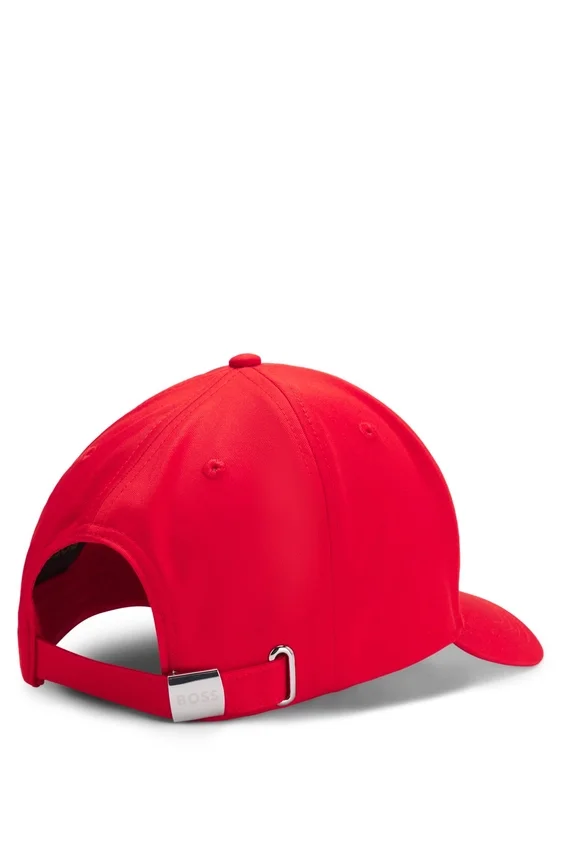 Logo cap in lustrous twill with country-flag badge Logo cap in lustrous twill with country-flag badge