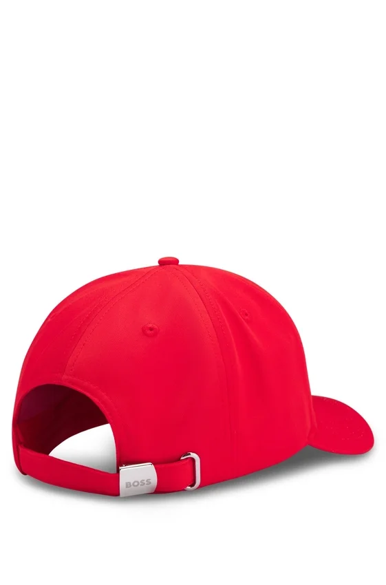 Logo cap in lustrous twill with country-flag badge Logo cap in lustrous twill with country-flag badge
