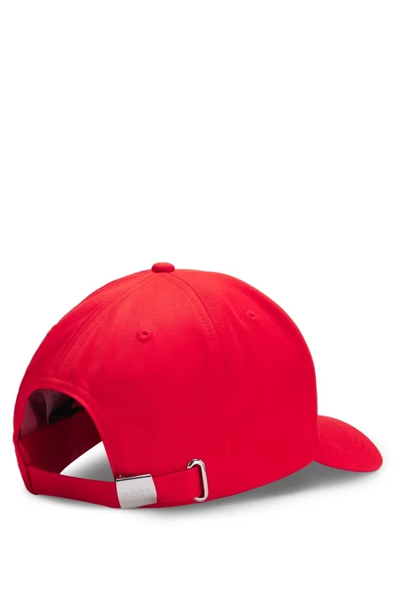 Logo cap in lustrous twill with country-flag badge Logo cap in lustrous twill with country-flag badge