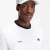 Logo cap in lustrous twill with country-flag badge Logo cap in lustrous twill with country-flag badge