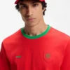 Logo cap in lustrous twill with country-flag badge Logo cap in lustrous twill with country-flag badge