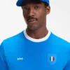 Logo cap in lustrous twill with country-flag badge Logo cap in lustrous twill with country-flag badge