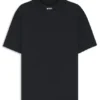 Logo-collar T-shirt in stretch cotton
