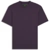 Logo-collar T-shirt in stretch cotton