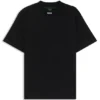 Logo-collar T-shirt in stretch cotton