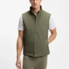 Logo-detail gilet with water-repellent finish Logo-detail gilet with water-repellent finish