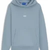 Logo-detail hoodie in cotton terry