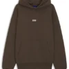Logo-detail hoodie in cotton terry