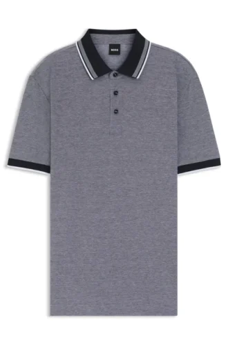 Logo-detail polo shirt in cotton piqué