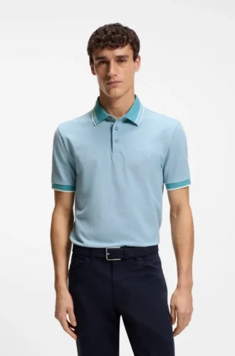 Logo-detail polo shirt in cotton piqué