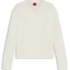 Logo-detail sweater in a wool blend