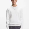 Logo-detail sweater in cotton