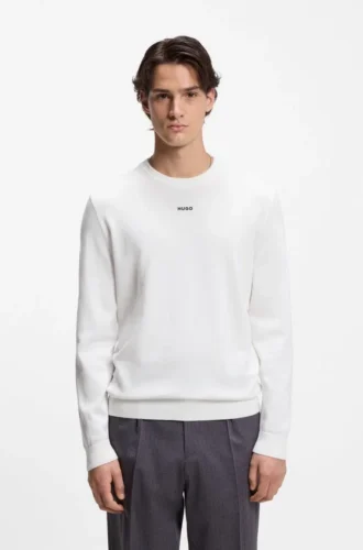 Logo-detail sweater in cotton