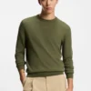 Logo-detail sweater in cotton