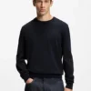 Logo-detail sweater in cotton